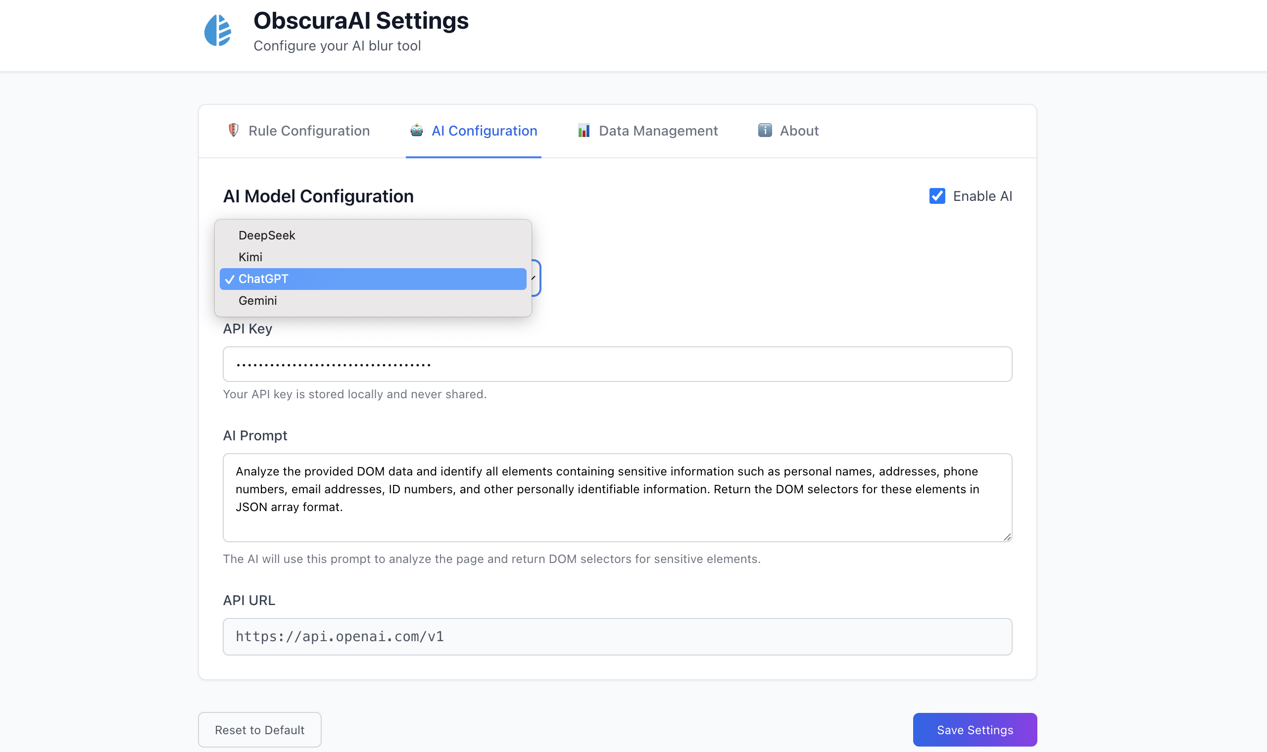 AI Smart Blur Demo 1